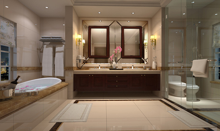 別墅設(shè)計(jì)衛(wèi)生間如何凸顯功能性？ 